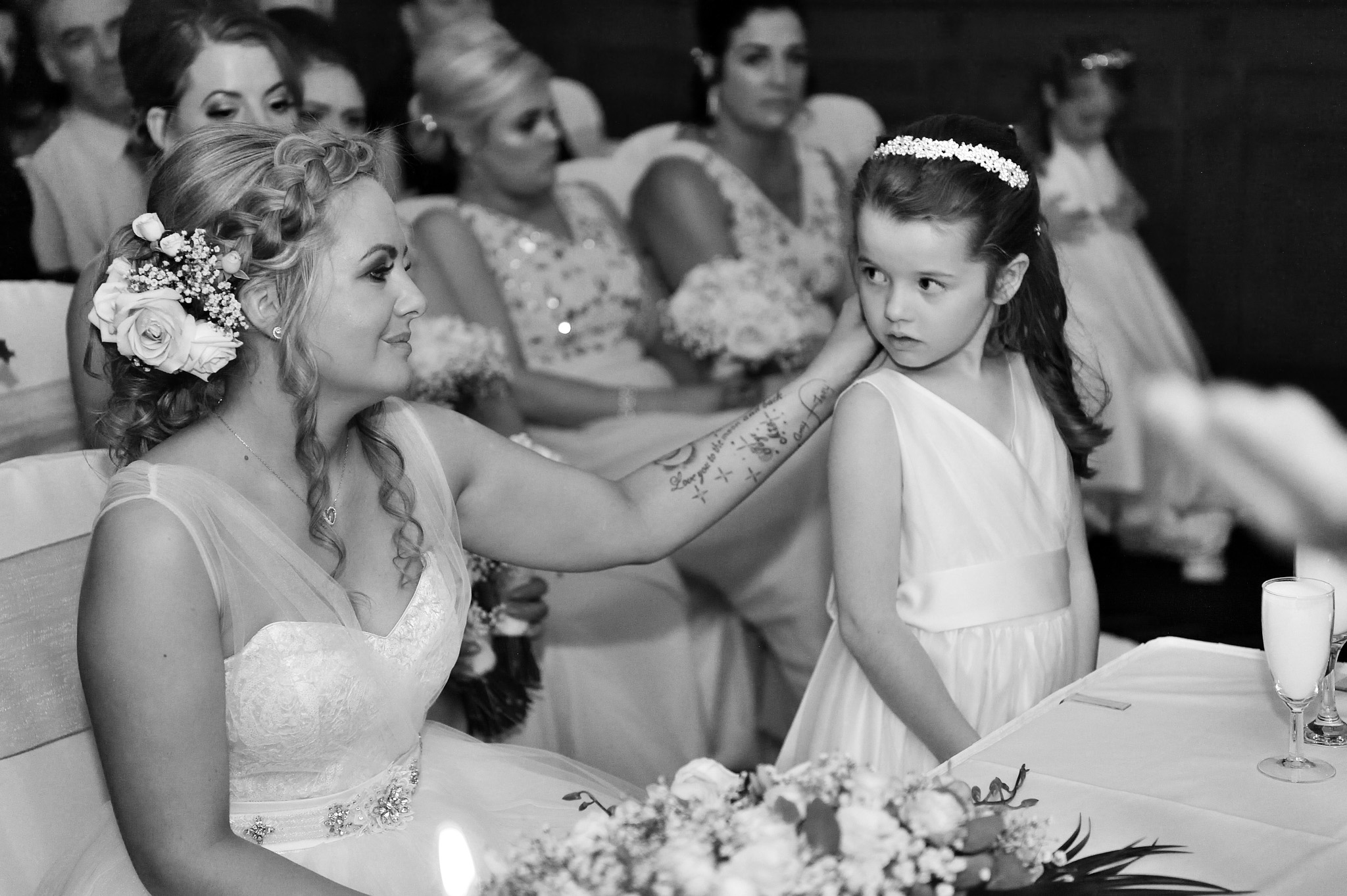 Wedding photography mother and daughter